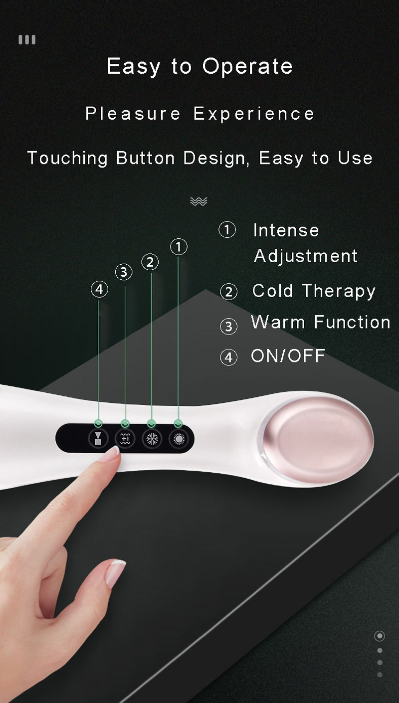 Touching Button Dual Use Beauty Massager